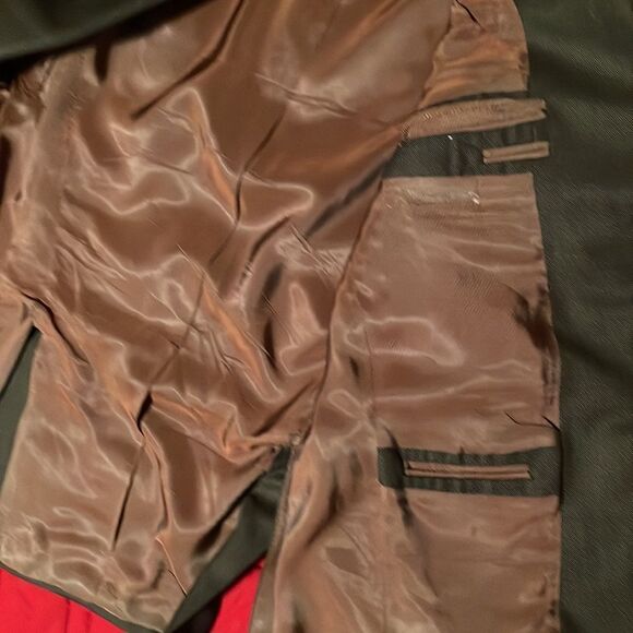 Men’s sports coat, dark gray, custom tailored, sleeves 25/length 33 - Picture 4 of 8